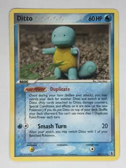 Ditto Squirtle Pokemon TCG Delta Species Uncommon Card #40/113 NM/LP - Image 1