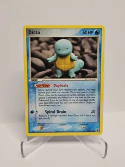 Ditto (Squirtle) 64/113 Common Delta Species Yuka Morii Pokemon Card TCG - Image 1