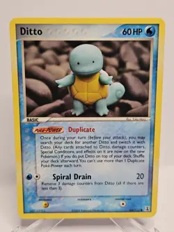 Ditto (Squirtle) 64/113 Common Delta Species Yuka Morii Pokemon Card TCG - Image 2