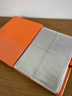 VTG Rare 1999 Squirtle Pokemon Card Binder Wizards Of The Coast Orange Nintendo - Image 2