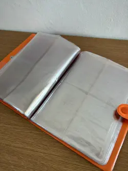 VTG Rare 1999 Squirtle Pokemon Card Binder Wizards Of The Coast Orange Nintendo - Image 3
