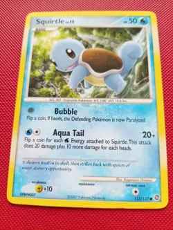 Pokemon TCG Squirtle Secret Wonders Card 112/132 Regular Common LP - Image 1