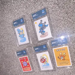 Pokemon Centre Exclusive Japanese Promo 5-Card Lot: Squirtle, Lucario - Image 3