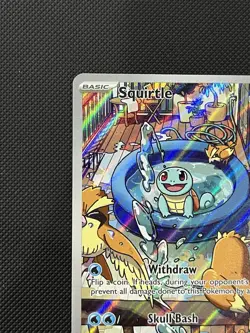 Pokemon TCG Squirtle 148/142 Stellar Crown Secret Rare Card Near Mint Condition - Image 2