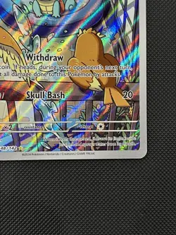 Pokemon TCG Squirtle 148/142 Stellar Crown Secret Rare Card Near Mint Condition - Image 4