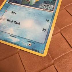 Pokemon TCG Squirtle Stamped Reverse Holo Card 63/100 EX Crystal Guardians MP - Image 4