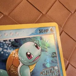 Pokemon TCG Squirtle Stamped Reverse Holo Card 63/100 EX Crystal Guardians MP - Image 5