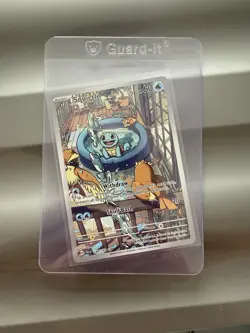 Pokemon TCG Squirtle Stellar Crown Illustration Rare Card 148/142 NM - Image 1