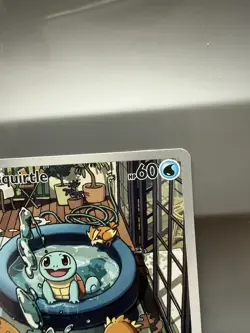 Pokemon TCG Squirtle Stellar Crown Illustration Rare Card 148/142 NM - Image 3