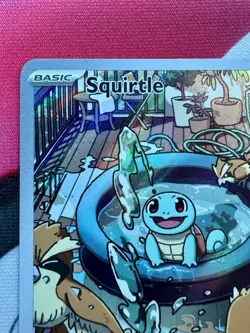 Pokemon Squirtle TCG Illustration Rare Stellar Crown Card 148/142 NM Condition - Image 3