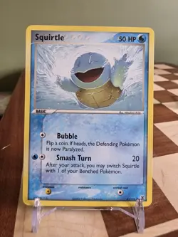 Pokemon Squirtle Card 83/112 Non-Holo Fire Red Leaf Green - NM - Image 1