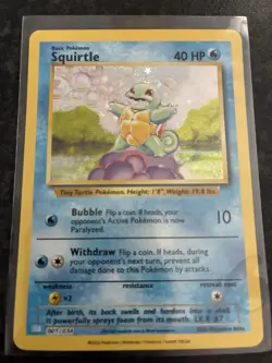 Squirtle CLB 001/034 Pokemon Trading Card Game Classic Collection Holo - Image 2
