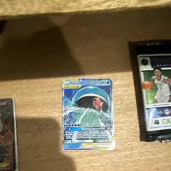 Magicarp& Wailord GX Tag Team Team Up Holo Ultra Rare English HP 300 BAD conditi - Image 1