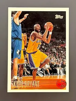 1996 Topps Kobe Bryant Rookie Card RC #138 NM! Lakers HOF - Image 2