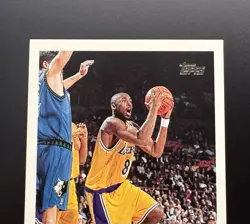 1996 Topps Kobe Bryant Rookie Card RC #138 NM! Lakers HOF - Image 3