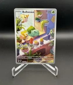 Pokemon TCG Bulbasaur 143/142 Sv07 Stellar Crown Illus Rare Holo - Image 1
