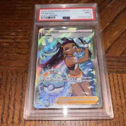 Pokemon TCG Nessa Lost Origin Trainer Gallery Holo Ultra Rare TG27/TG30 PSA 9 - Image 1