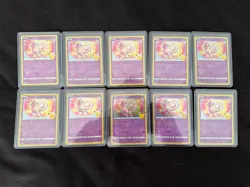 Lot Of 10 Pokemon Celebrations Mew Holo 011/025 - Image 1
