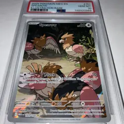 SPEAROW POKEMON HOLO ILLUSTRATION RARE MEGA EVOLUTIONS PSA 10 GEM MT 151/132 - Image 1