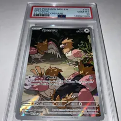 SPEAROW POKEMON HOLO ILLUSTRATION RARE MEGA EVOLUTIONS PSA 10 GEM MT 151/132 - Image 4