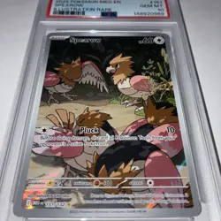 SPEAROW POKEMON HOLO ILLUSTRATION RARE MEGA EVOLUTIONS PSA 10 GEM MT 151/132 - Image 5