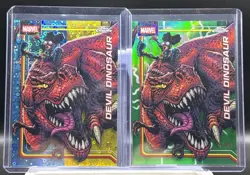 2026 Topps Chrome Marvel Comics Devil Dinosaur 2 Card Lot - /80 & /99 - Image 1