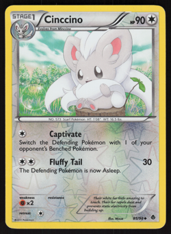 Pokemon TCG - Emerging Powers - Cinccino 85/98 Reverse Holo - P - Image 1