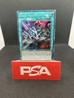 Toon Page-Flip - BLCR-EN068 - Secret Rare - 1st Edition - YuGiOh - Image 1