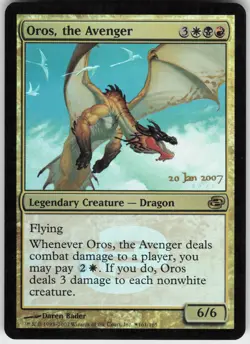 Oros, the Avenger Prerelease Cards Foil Promo Magic: The Gathering - Image 1