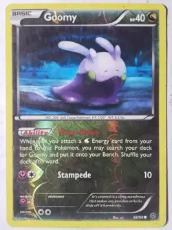 REVERSE HOLO Goomy 58/98 PL - XY Ancient Origins Pokemon Card - Sui Art - Image 1