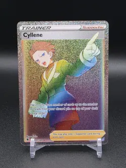 Cyllene 201/189 Rainbow Rare Astral Radiance Pokemon Card - Image 1