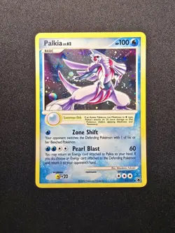 2008 Pokemon Majestic Dawn Palkia Holo Card 11/100 **HOLO BLEED** - Image 1