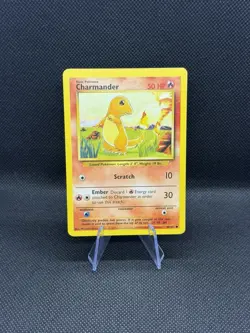 Charmander 046/102 Base Set Regular Pokemon Card - Image 1