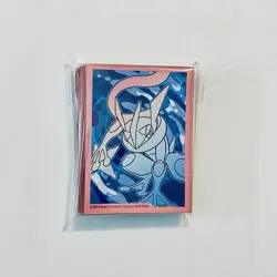 Pokemon Chaos Rising ETB Greninja Card Sleeves 65ct Pink/Blue Factory Sealed New - Image 1