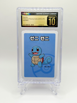 2019 Japanese Pokemon Playing Cards Old Maid Squirtle ~ CGC 10 PRISTINE! - Image 1