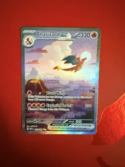Pokemon TCG Charizard EX Scarlet & Violet 151 Card 199/165 - Image 1