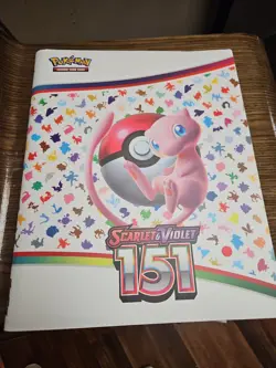 Pokemon 151 Binder Collector Trading Card Holder Organizer - USED - Image 1