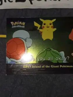 EP17 Island of the Giant Pokemon Holo Pokemon Topps Series 2 Card VLP - Image 3