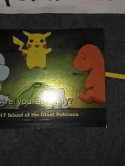 EP17 Island of the Giant Pokemon Holo Pokemon Topps Series 2 Card VLP - Image 4