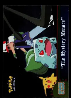 Pokemon Card - Topps The Mystery Menace TV Animation Edition OR19 Blue Logo - Image 1