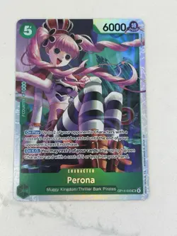 Bandai One Piece CCG Perona Character OP14-033 Special Holo 6000 Power Card - Image 1
