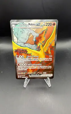Team Rocket's Moltres ex - (Destined Rivals Stamp) 208/182 Miscellaneous Cards & - Image 1