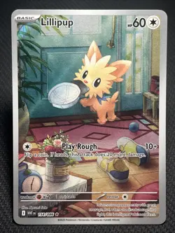 Lillipup 154/086 Holo Illustration Rare White Flare Pokemon Card - Image 1