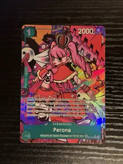 Perona OP09-034 French TR Treasure Rare - One Piece Card Game - LP - Image 1