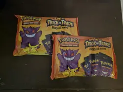 Nintendo Pokemon TCG BOOster Trick Or Trade Trading Card Game| LOT OF 2| - Image 1