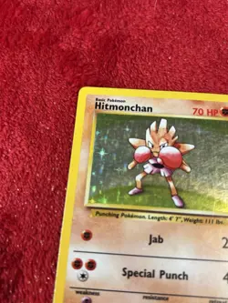 Hitmonchan 007/102 Base Set Holo Wotc Pokemon Card 1999 Played - Image 3
