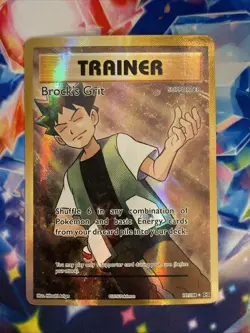 Pokemon TCG Trainer Brock's Grit Full Art 107/108 Evolutions Ultra Rare Holo, LP - Image 2
