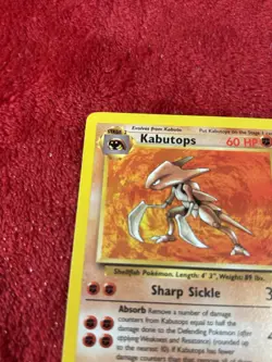Kabutops 24/62 Fossil Non Holo Wotc Pokemon Card Lp - Image 3