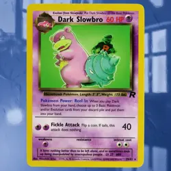Pokemon Dark Slowbro #29/82 Team Rocket Set Card ☆Near-Mint☆ See Photos - Image 1