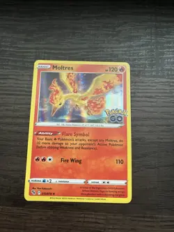 Moltres 012/078 Pokemon GO Holo NM - Image 1